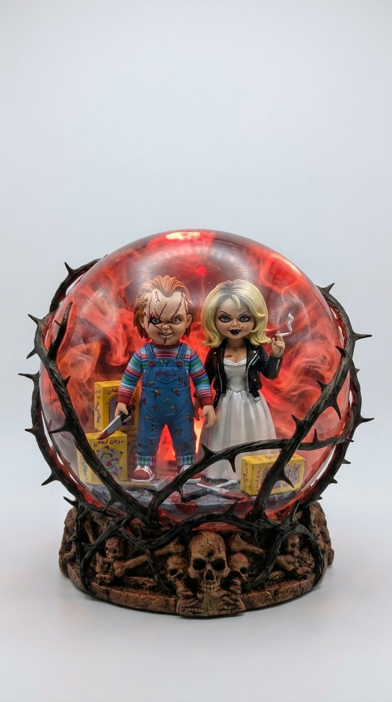 Chucky & Tiffany Sphere Lamp