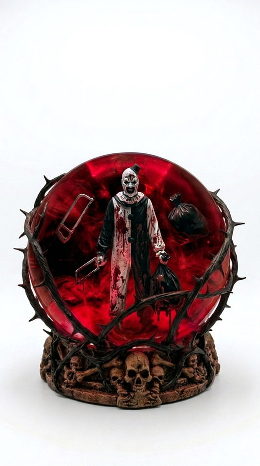 Art the Clown Horror Sphere Lamp